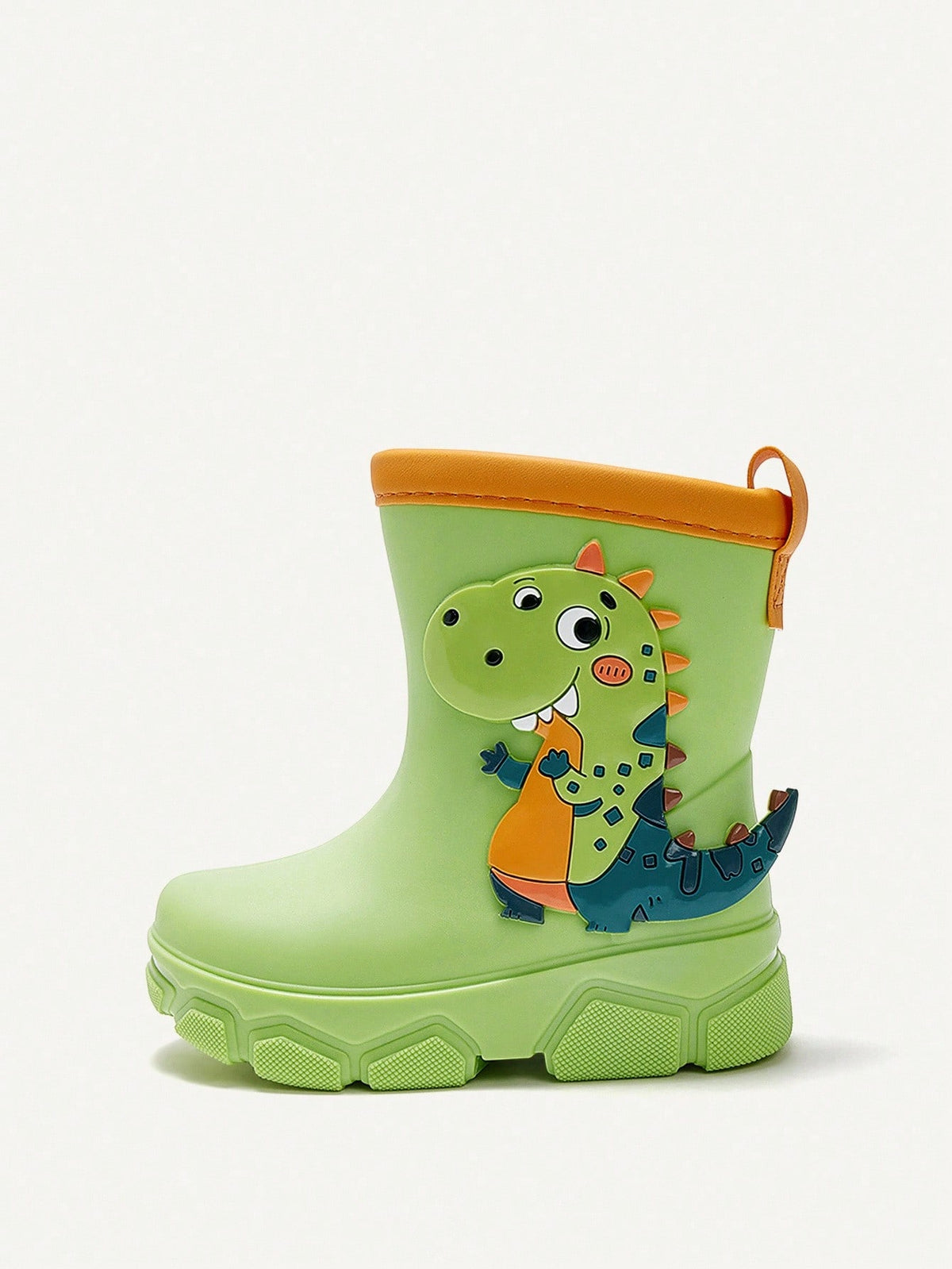 Bottes de pluie souples en caoutchouc pour petit garçon motif dinosaure mignon