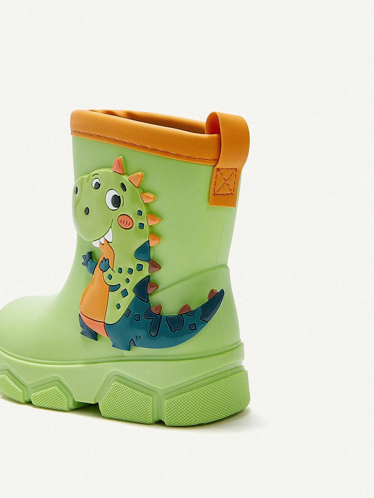 Bottes de pluie souples en caoutchouc pour petit garçon motif dinosaure mignon