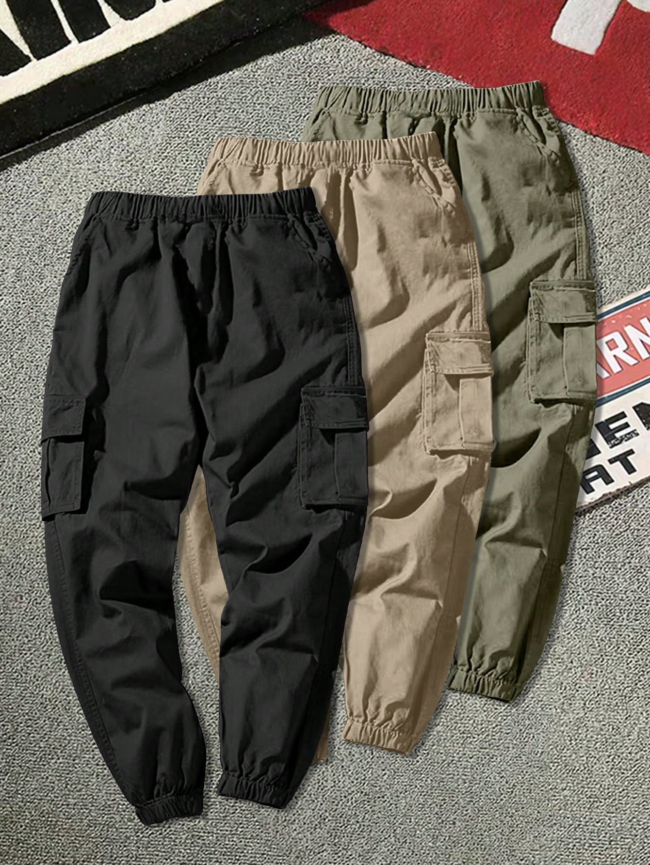 Set of 3 Boys' Cargo Pants