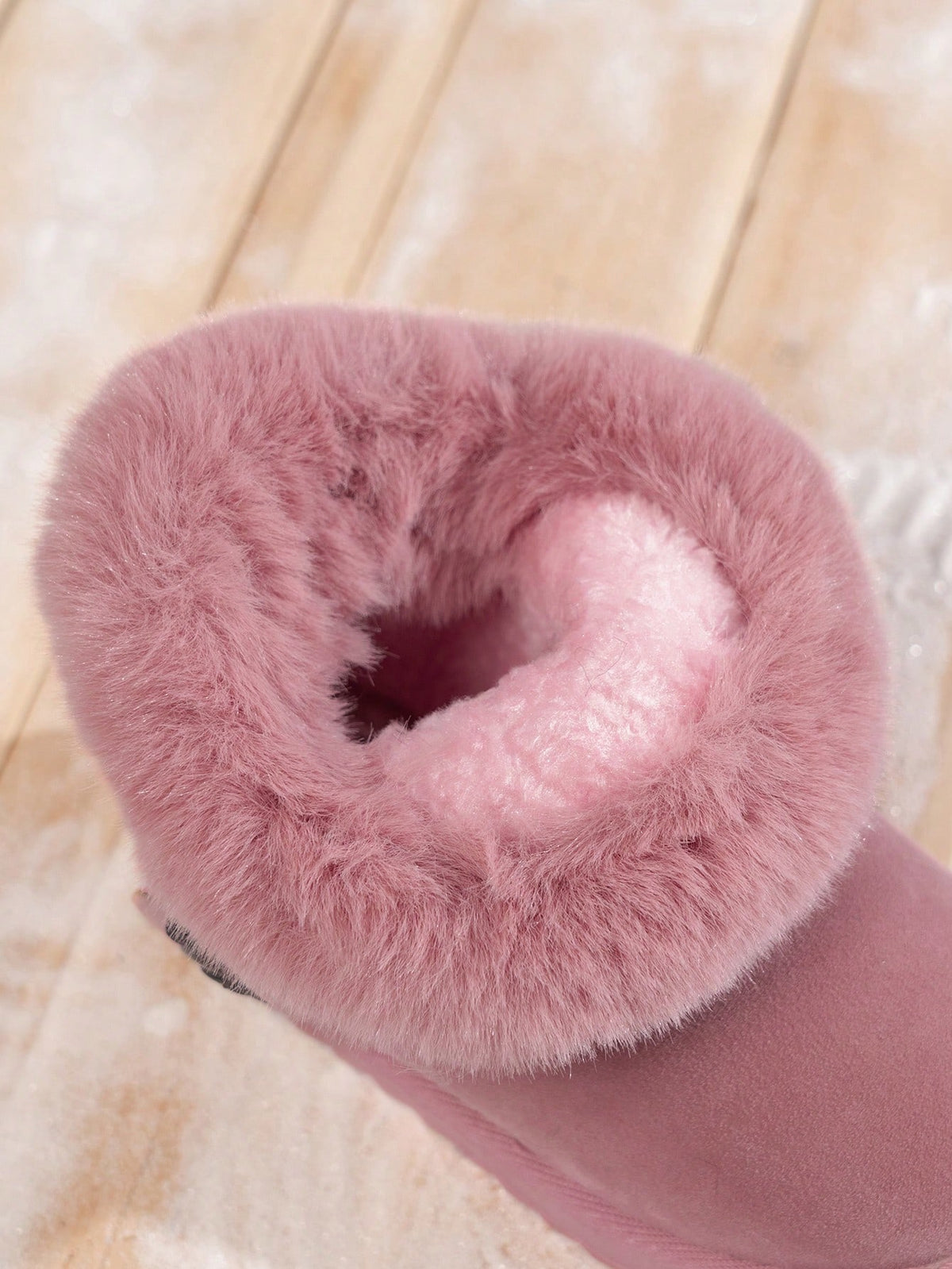 Soft Sole Plush Lined Snow Boots - Pink