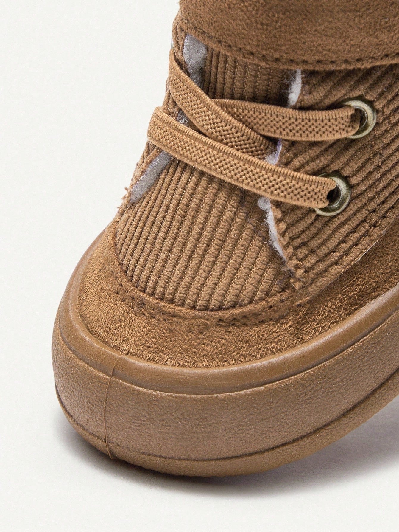 Cozy Pixies Boys/Girls Camel Color Warm Winter Shoes Casual Flat Shoes Daily Wear