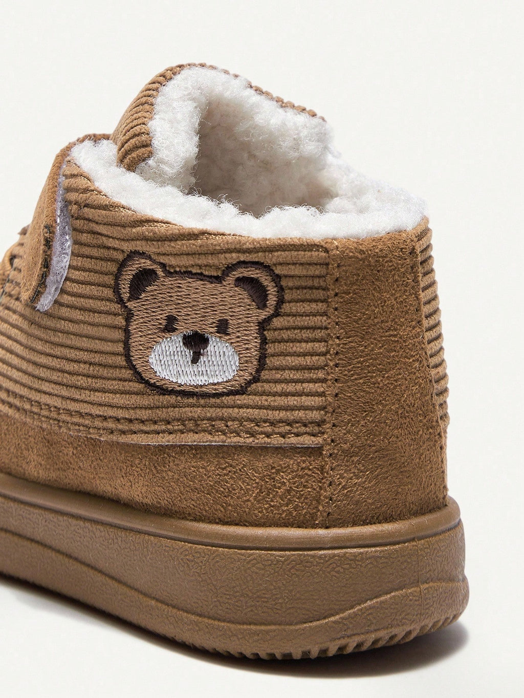 Cozy Pixies Boys/Girls Camel Color Warm Winter Shoes Casual Flat Shoes Daily Wear