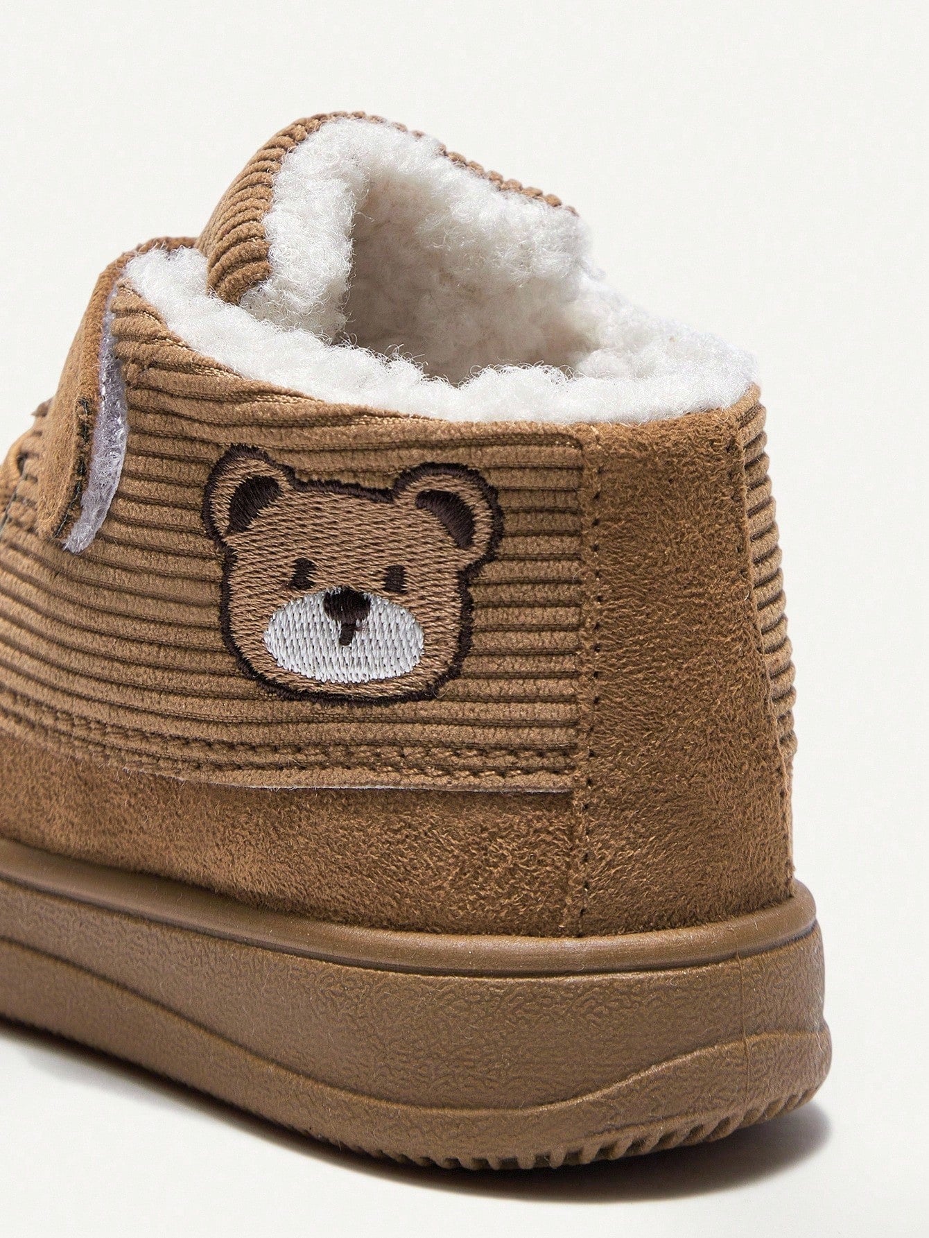 Cozy Pixies Boys/Girls Camel Color Warm Winter Shoes Casual Flat Shoes Daily Wear