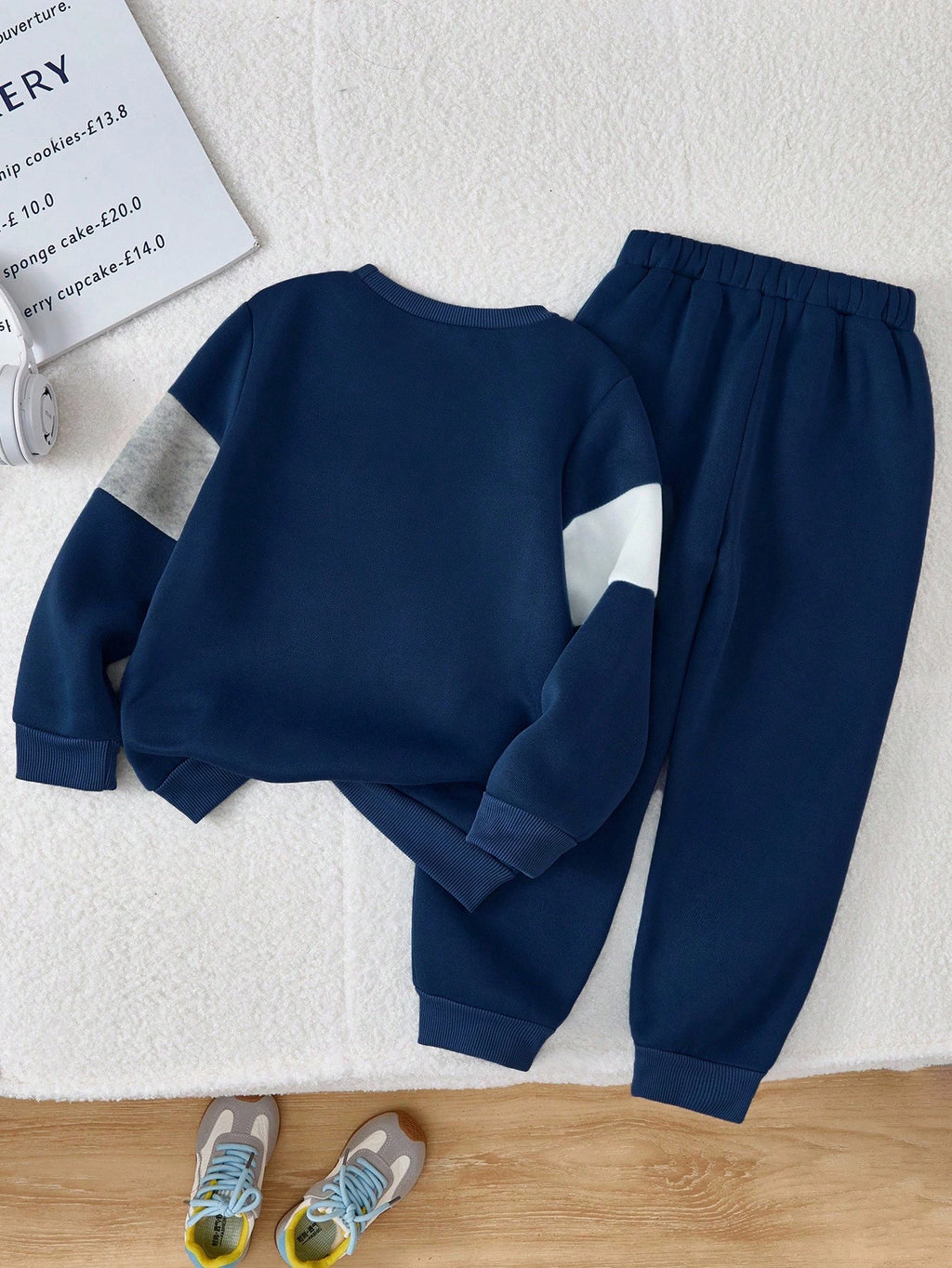 Bambinoo x Playful Pals Boys' Multicolor Sweatsuit Set