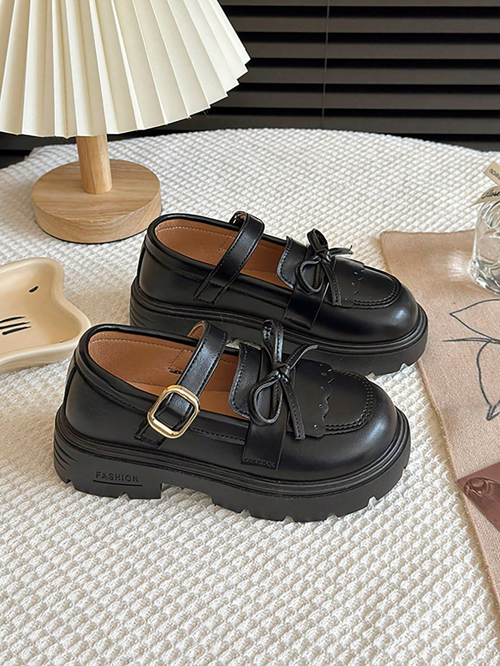 Girls' Bow Mary Jane Loafers