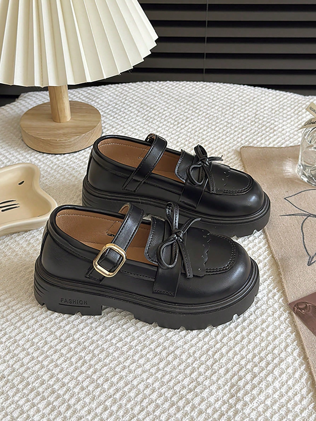 Girls' Bow Mary Jane Loafers