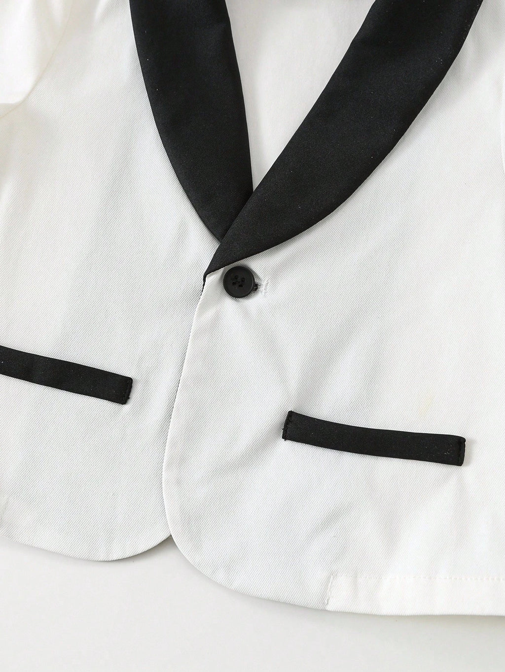 Baby Boy Colorblock Suit Jacket, Shirt & Pants Gentleman Set 3 pieces
