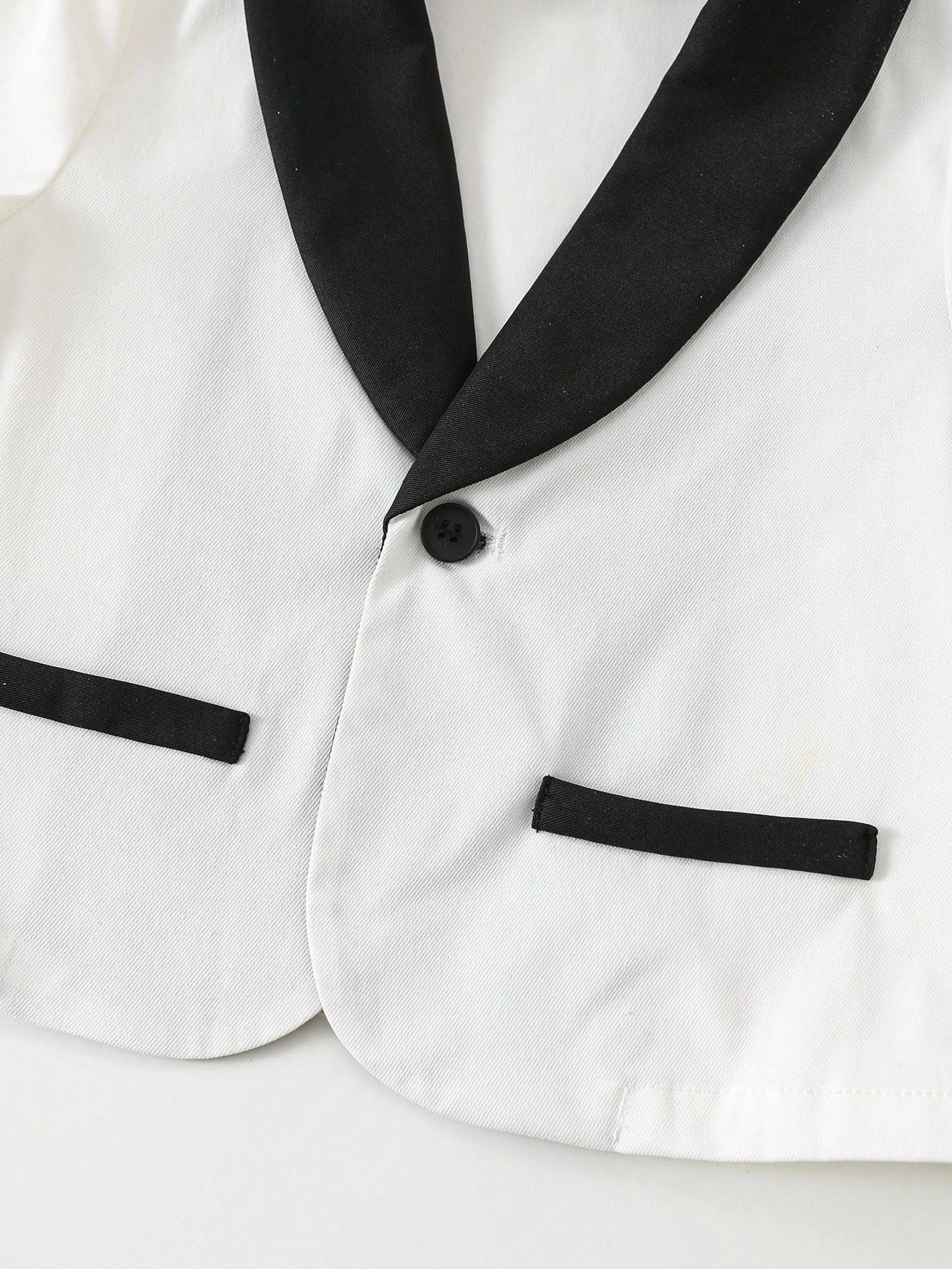 Baby Boy Colorblock Suit Jacket, Shirt & Pants Gentleman Set 3 pieces