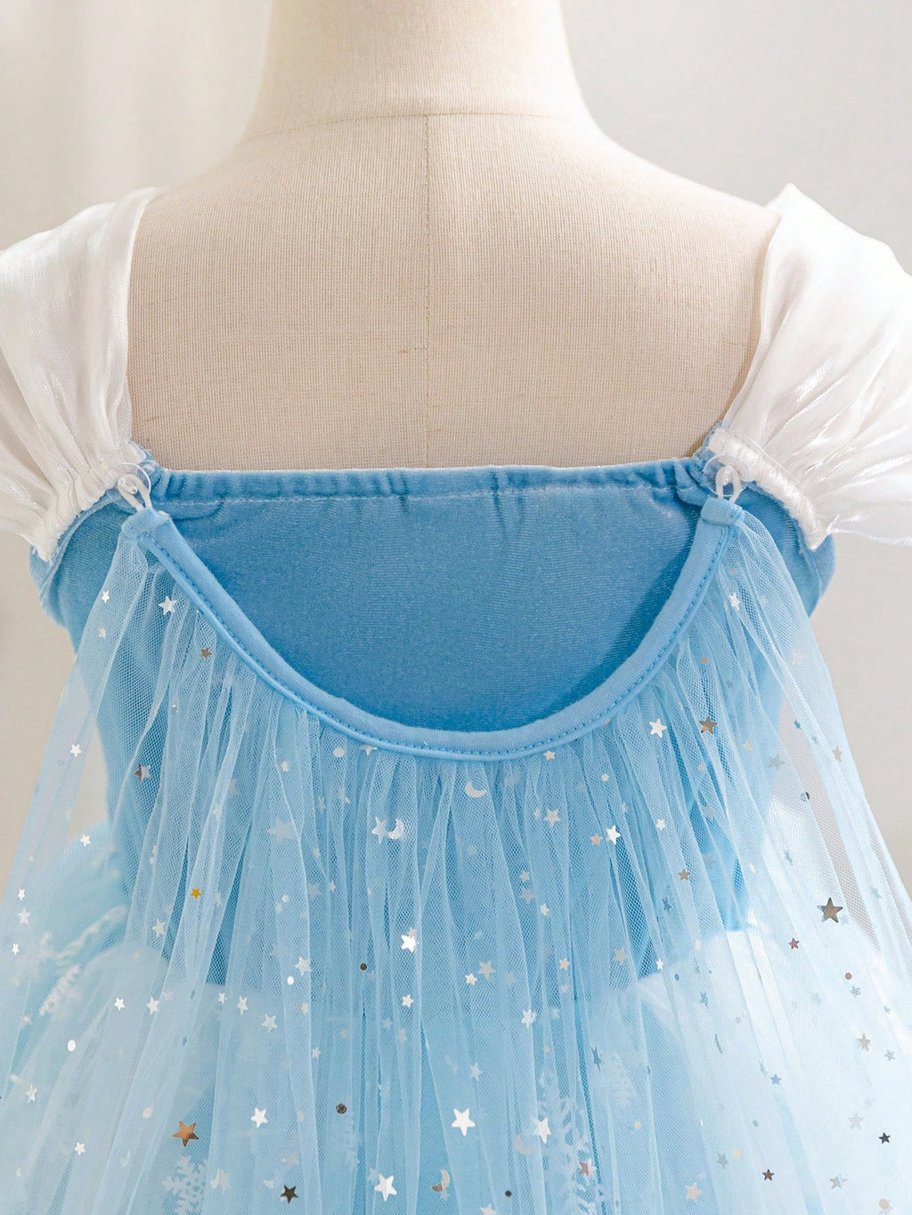 Girl Snowflake Tulle Puffy Dress 3 Piece Set