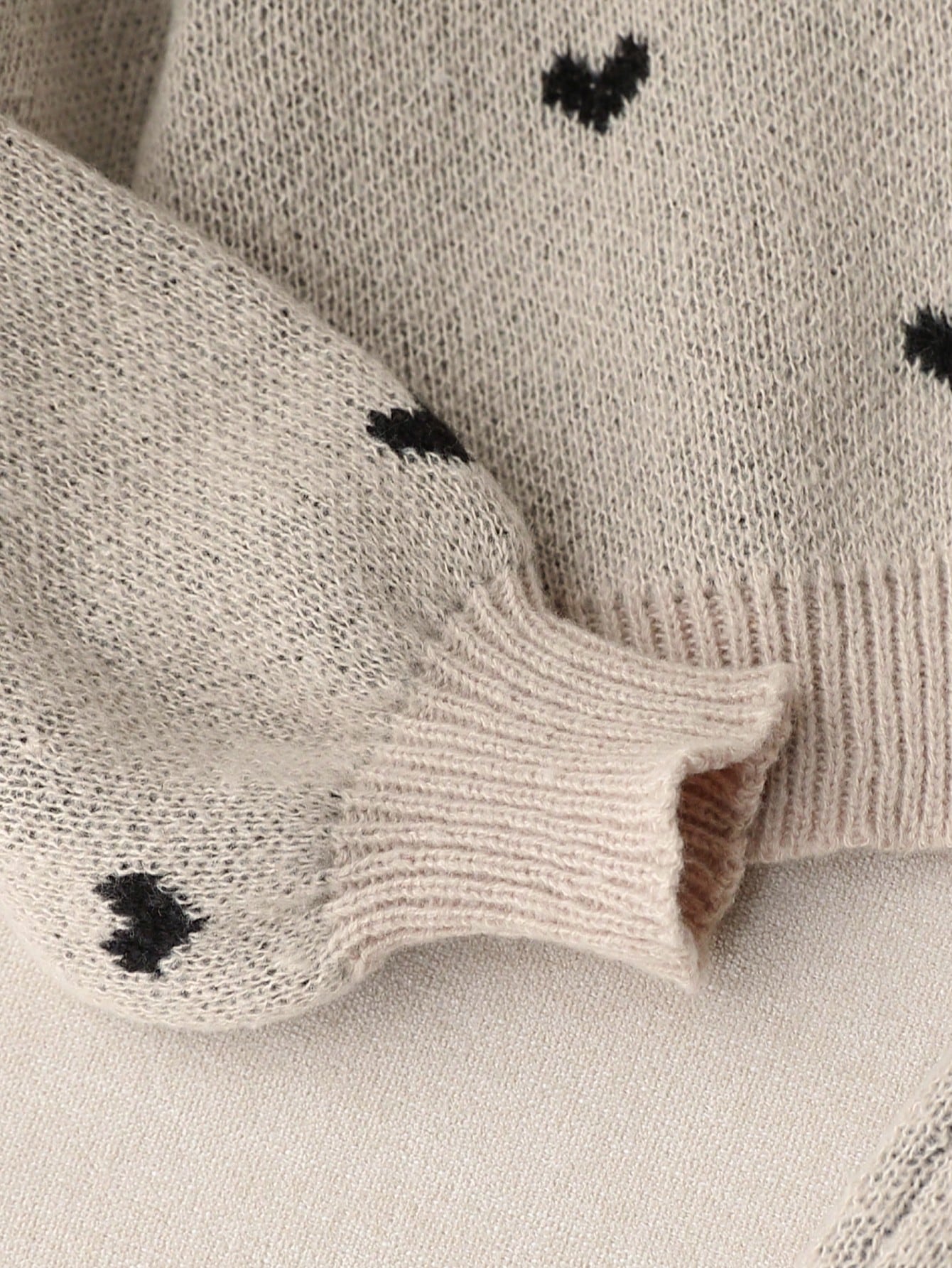 Ensemble Fille Genkimix Cardigan Beige & Pantalon Large
