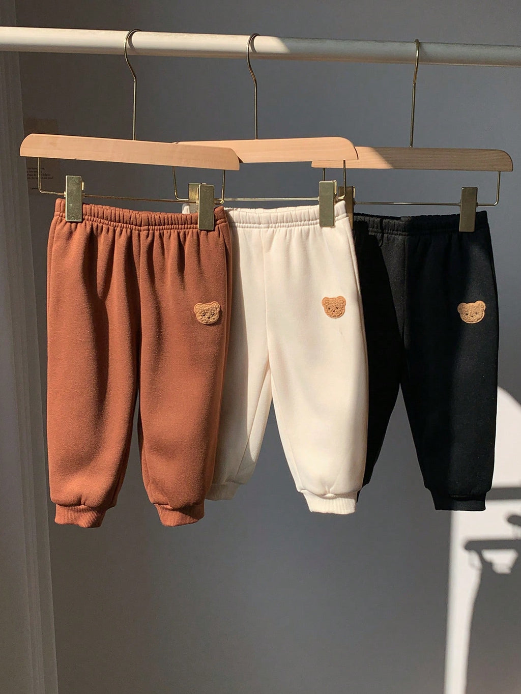 Bambinoo x Playful Pals Boys' Fleece Lined Thick Sweatpants 3 Piece