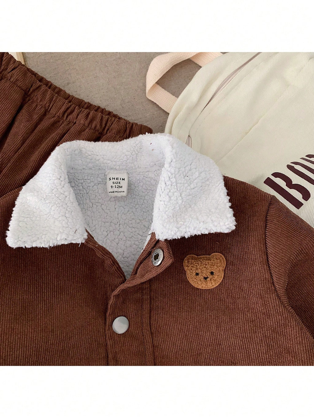 Bambinoo x Playful Pals Boys' Casual Thermal Jacket & Pants Set