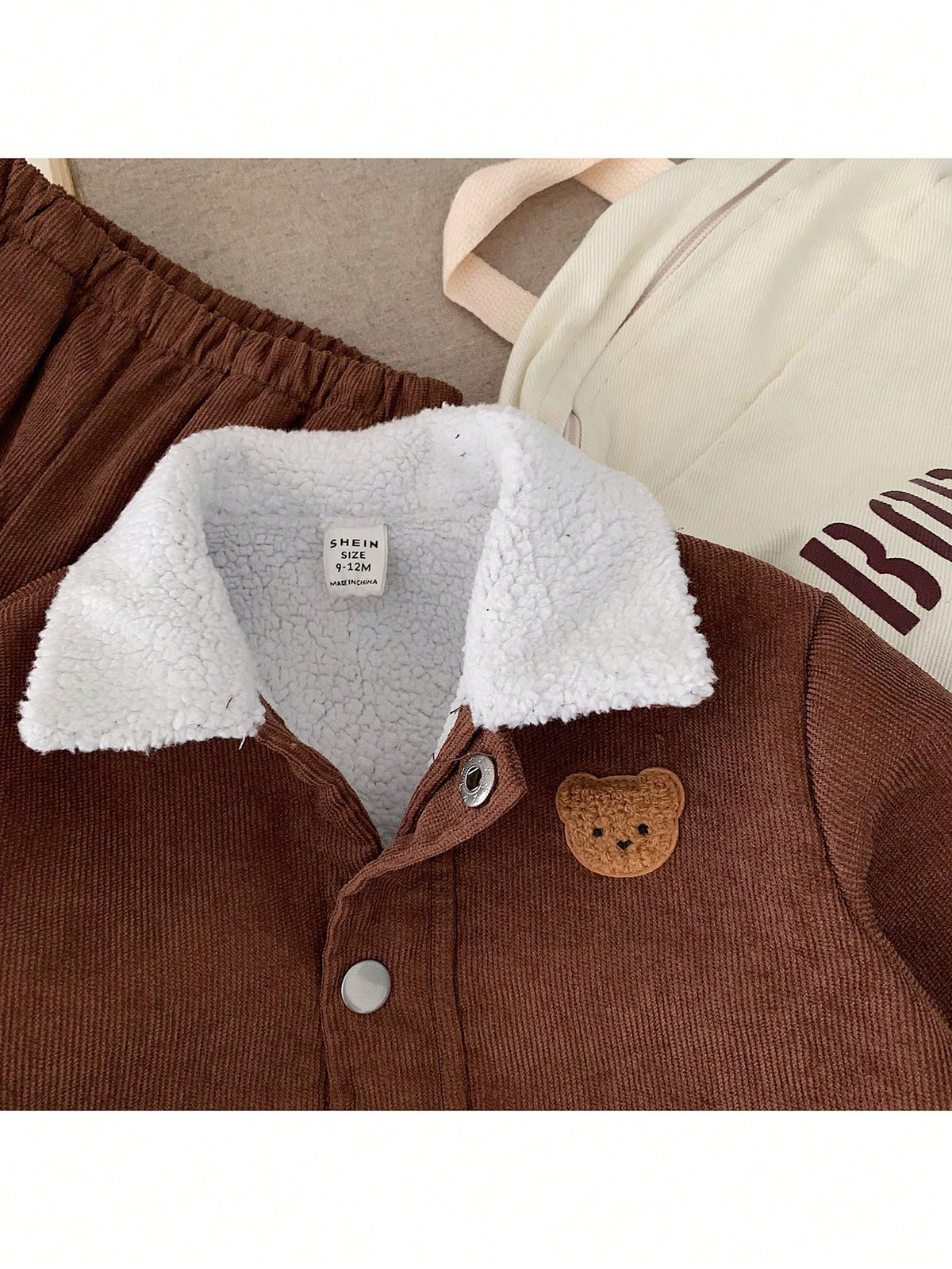 Bambinoo x Playful Pals Boys' Casual Thermal Jacket & Pants Set