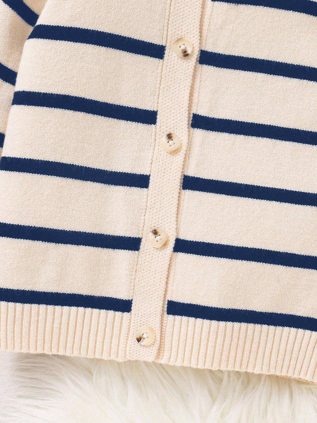 Cardigan Garçon Rayé Style Coréen