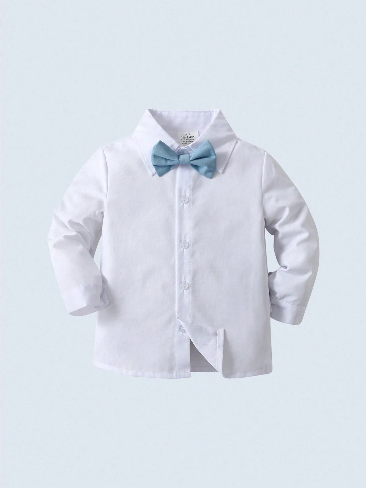 Baby Boy Shirt Vest Pants Bowknot 3 Piece Set