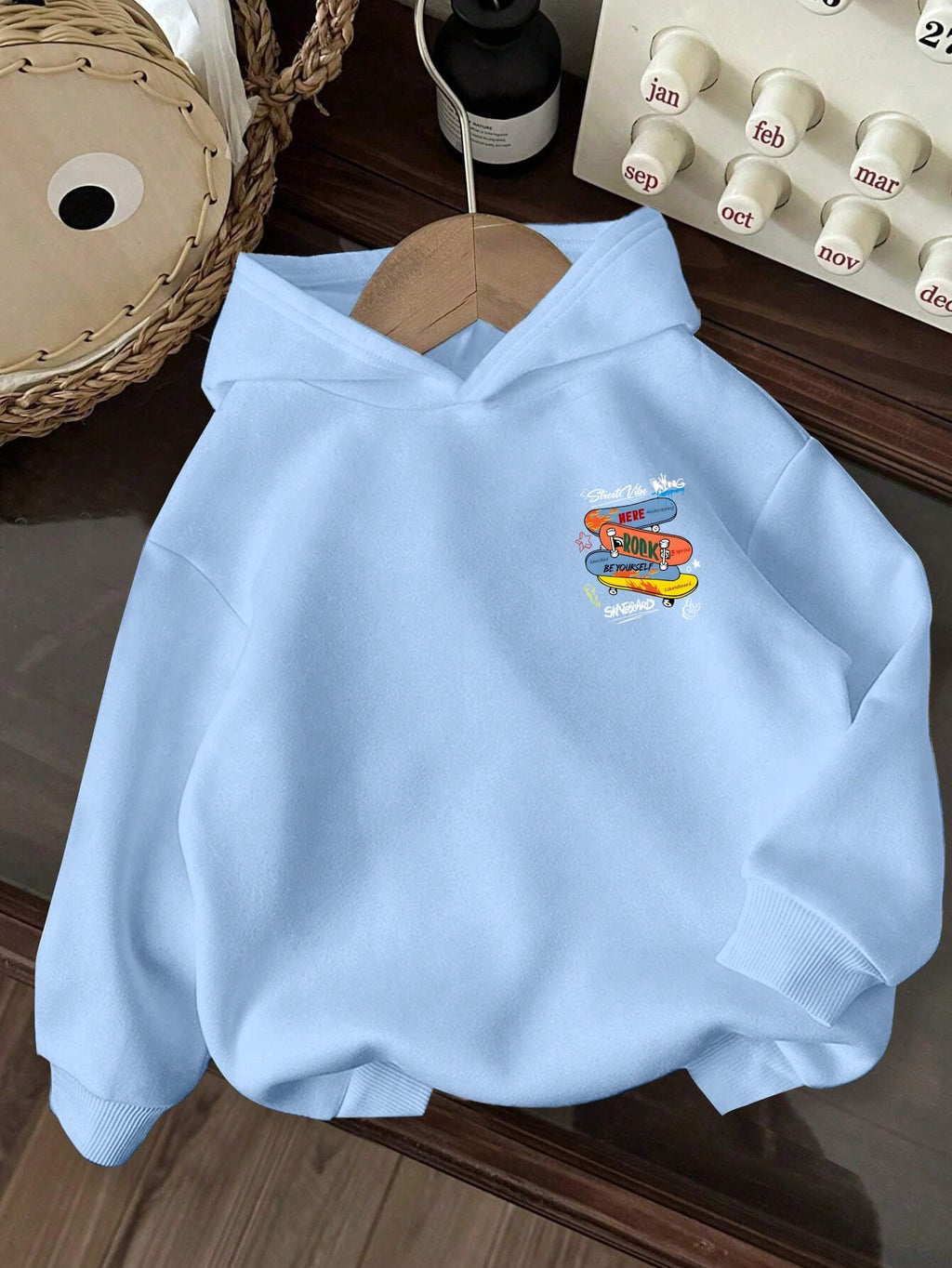 Boys' Skateboard Graphic Hoodie