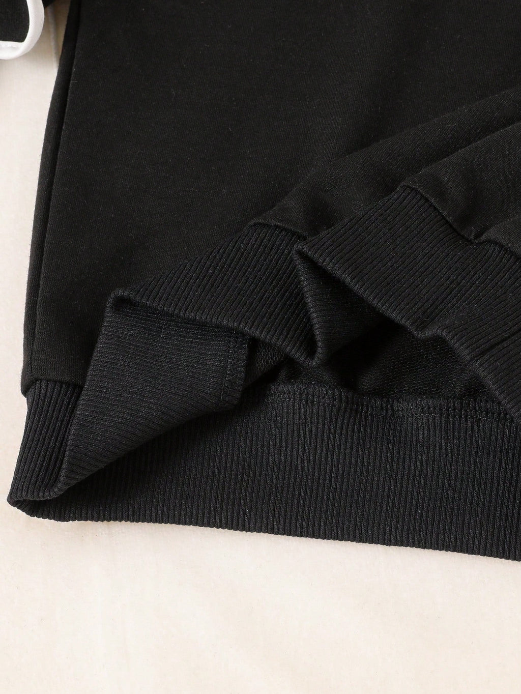Ensemble 2 pièces pour fille : haut à rayures avec nœud et pantalon évasé côtelé