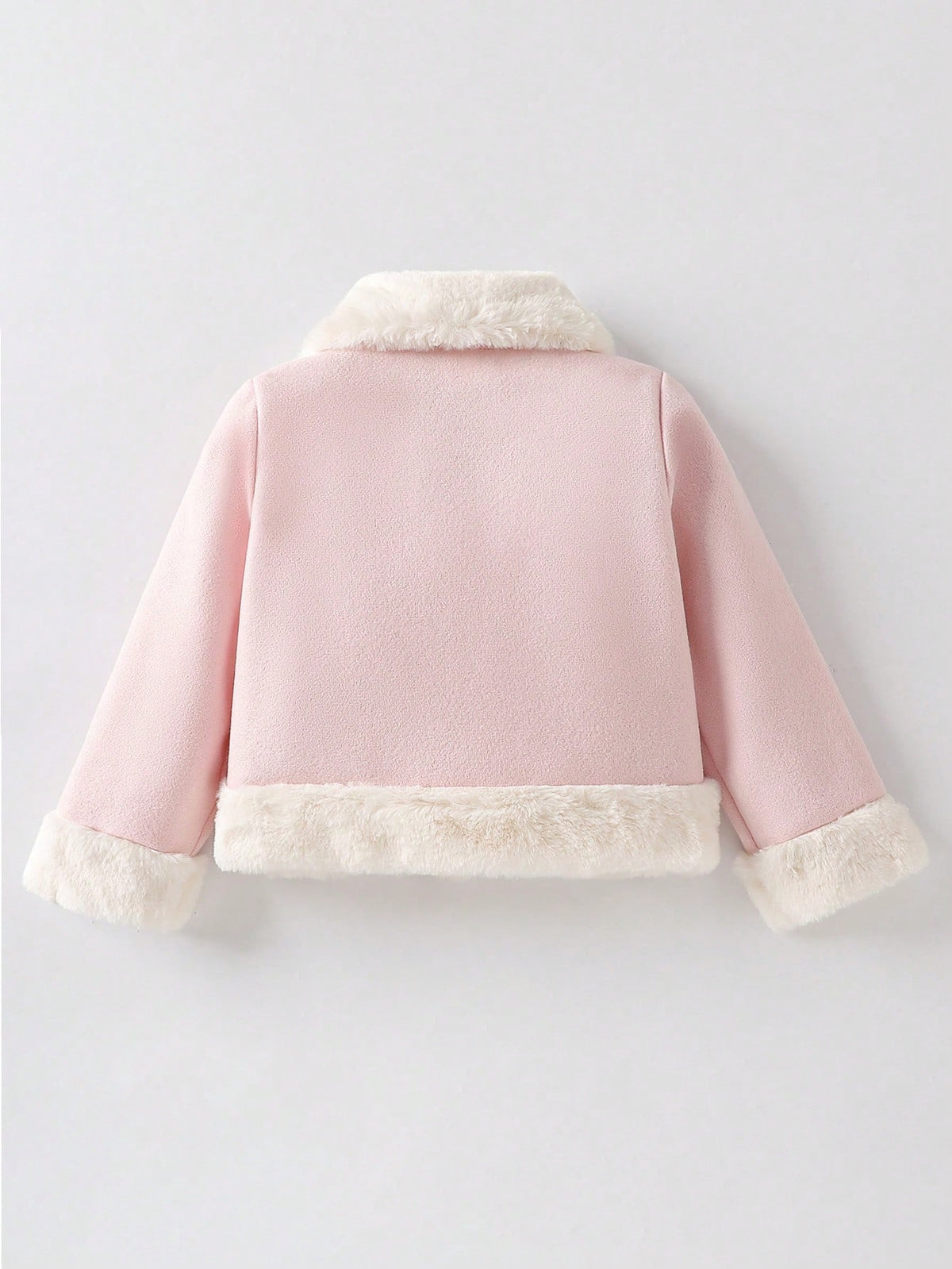 Young Girl Color Block Patchwork Jacket