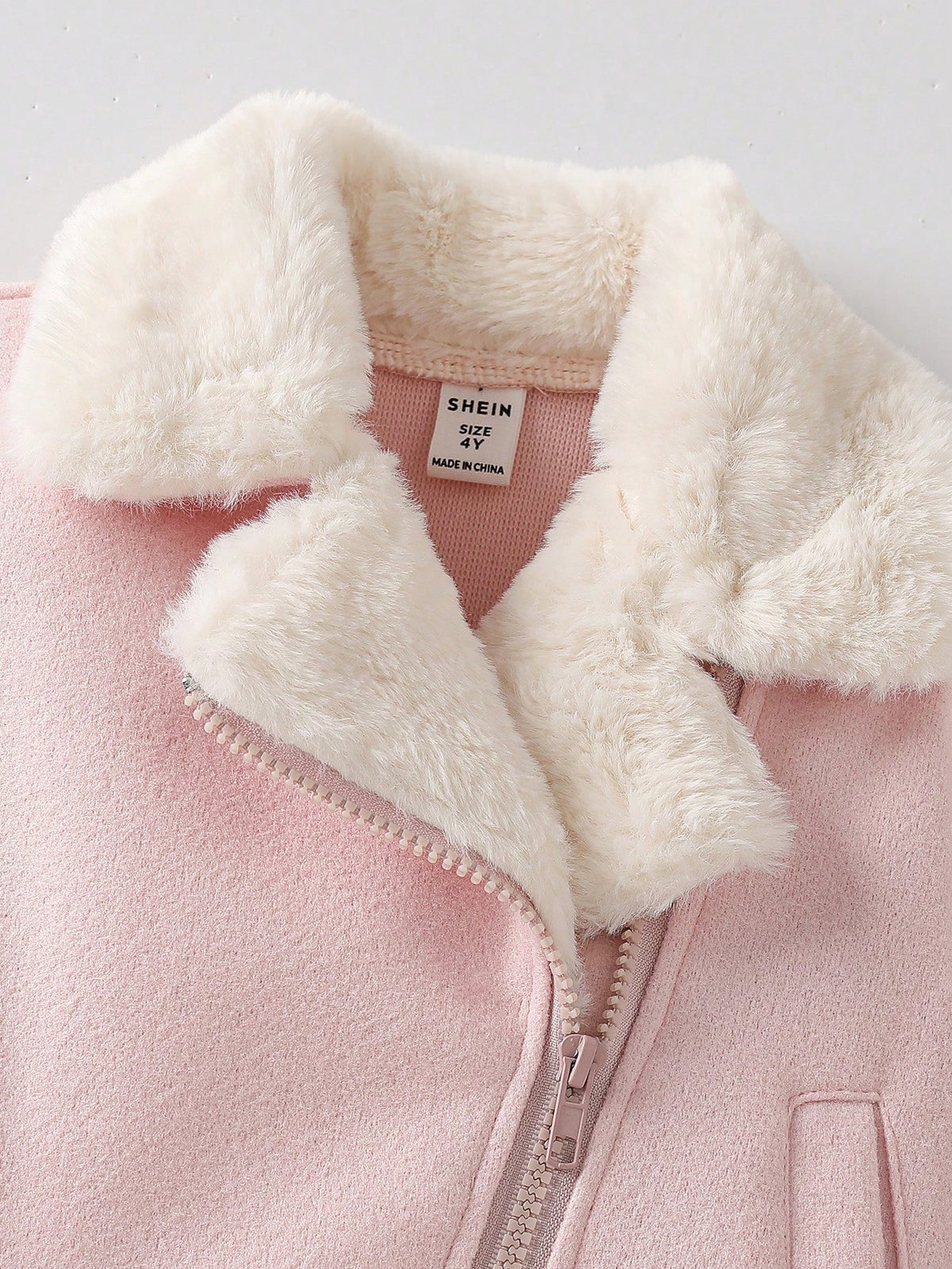 Young Girl Color Block Patchwork Jacket
