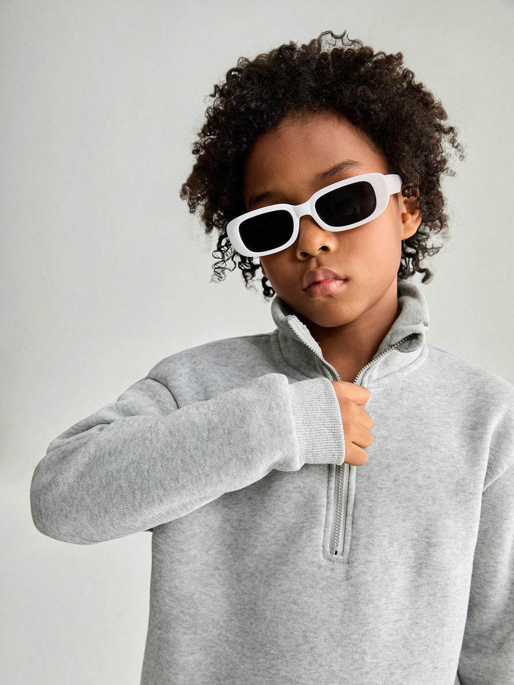 Boys' Half-Zip Pullover Sweatshirt