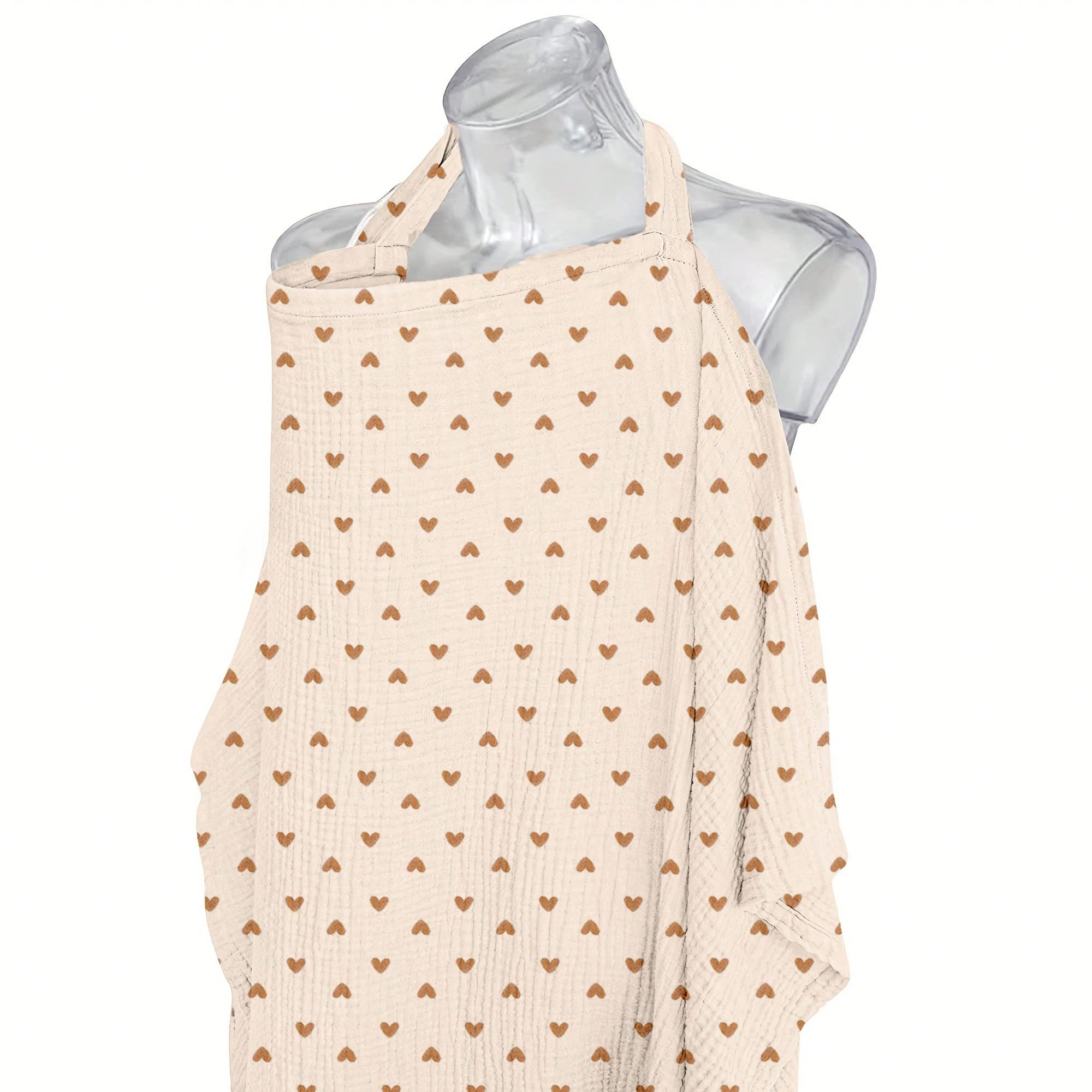 Breathable Nursing Cover Scarf & Breastfeeding Shawl for Outdoor Feeding Love