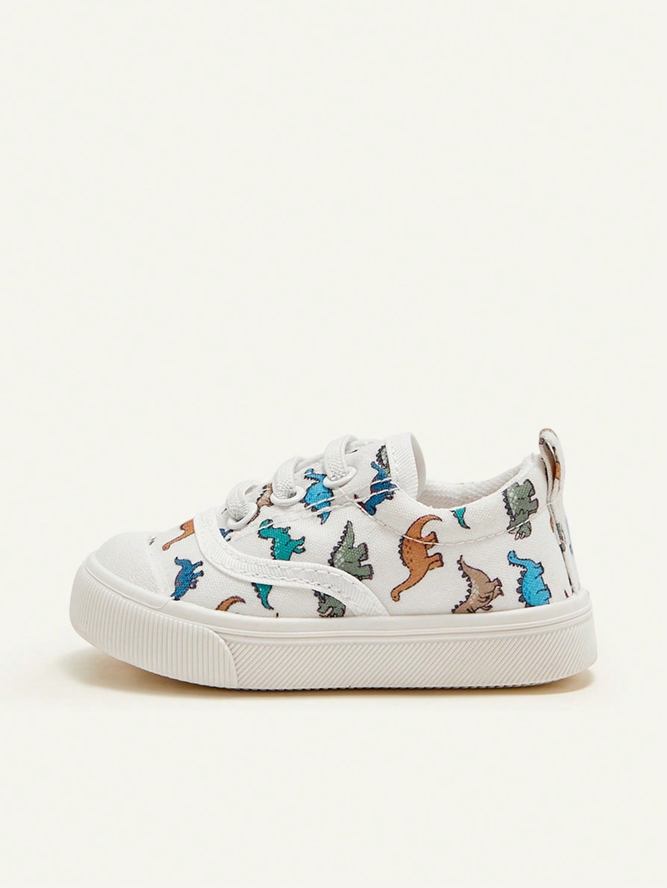 Cozy Pixies 1 Pair Toddler Boys' Cartoon Dinosaur Lace-Up Casual Lightweight Sneakers