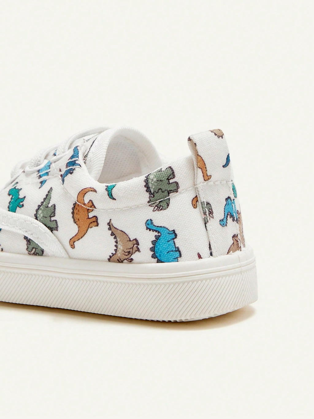 Cozy Pixies 1 Pair Toddler Boys' Cartoon Dinosaur Lace-Up Casual Lightweight Sneakers
