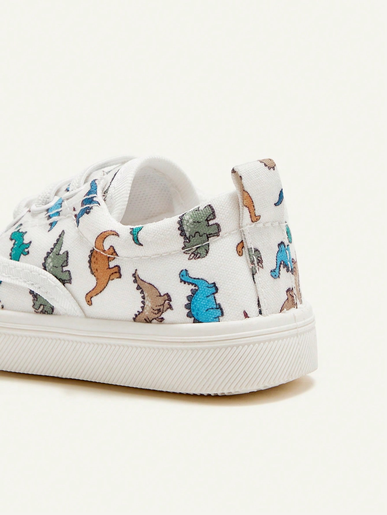 Cozy Pixies 1 Pair Toddler Boys' Cartoon Dinosaur Lace-Up Casual Lightweight Sneakers