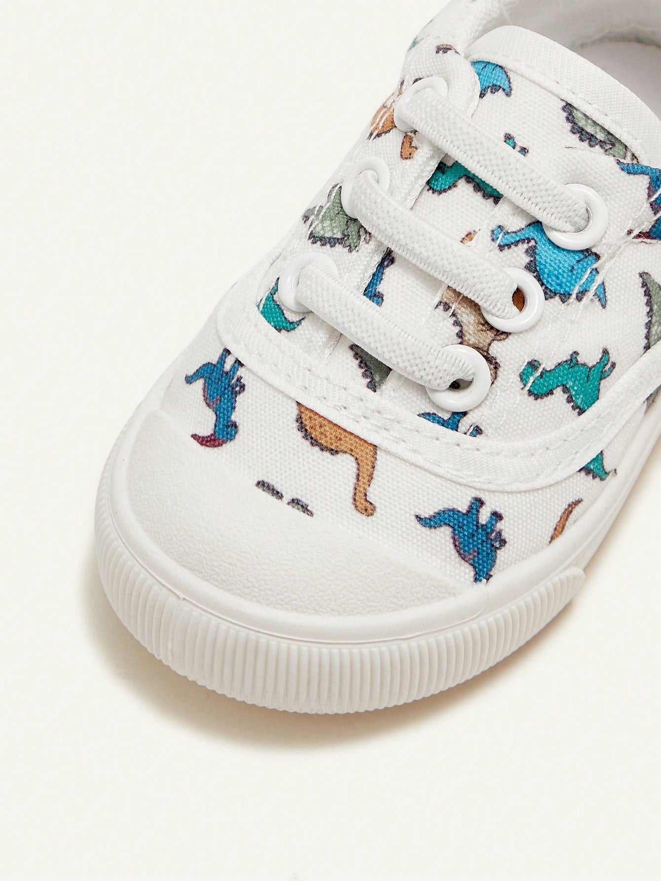 Cozy Pixies 1 Pair Toddler Boys' Cartoon Dinosaur Lace-Up Casual Lightweight Sneakers