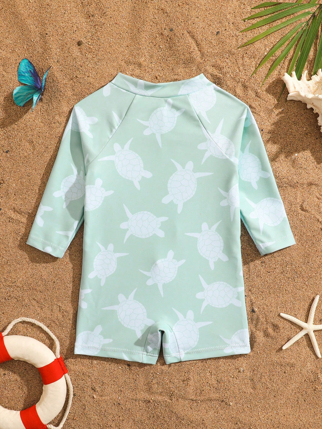 Haut anti-UV tortue de mer pour bébé garçon