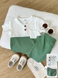 Vintaside set Baby Boy  Summer Green
