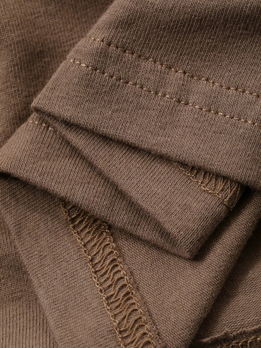 Bambinoo x DAZY Girls' 2-Piece Knit Top & Pants Set Brown