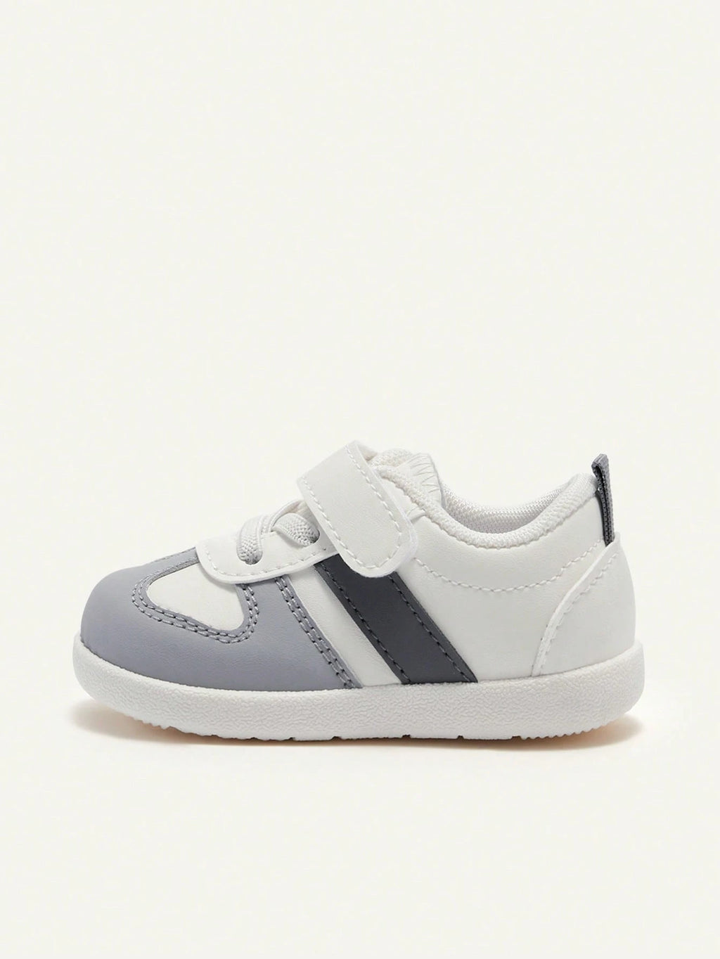 Cozy Pixies Garçons Gris Blanc Classique Simple Chaussures de Sport Bout Rond Confortable Léger Décontracté Étudiants Jouer au Sport Courir Maternelle Porter Toutes Saisons Kaki