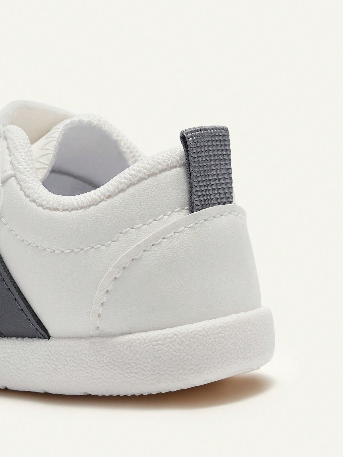Cozy Pixies Boys Grey White Classic Simple Sports Shoes Round Toe Comfortable Lightweight Casual Students Play Sports Running Kindergarten Wear All Seasons Khaki
