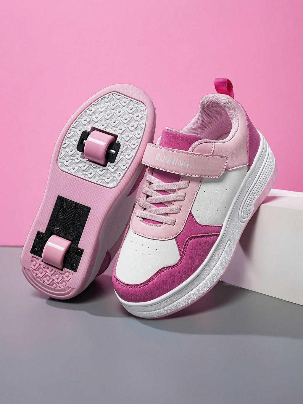Bambinoo x Playful Pals Chaussures à roulettes rétractables pour enfants