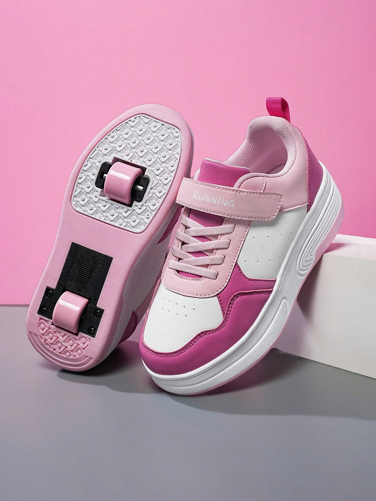 Bambinoo x Playful Pals Chaussures à roulettes rétractables pour enfants