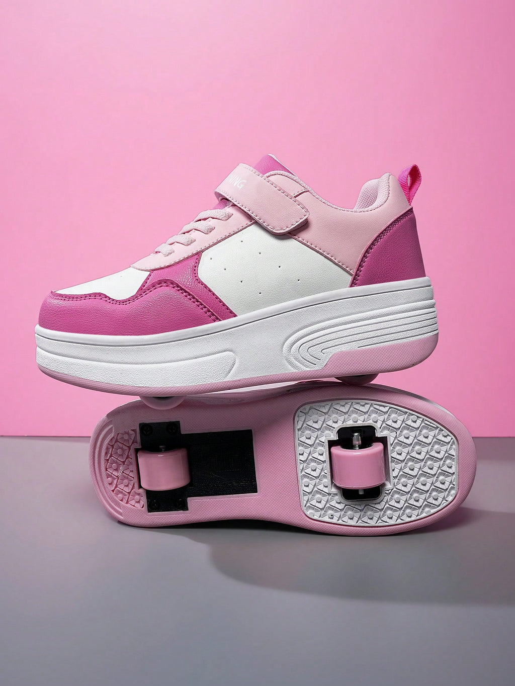 Bambinoo x Playful Pals Chaussures à roulettes rétractables pour enfants