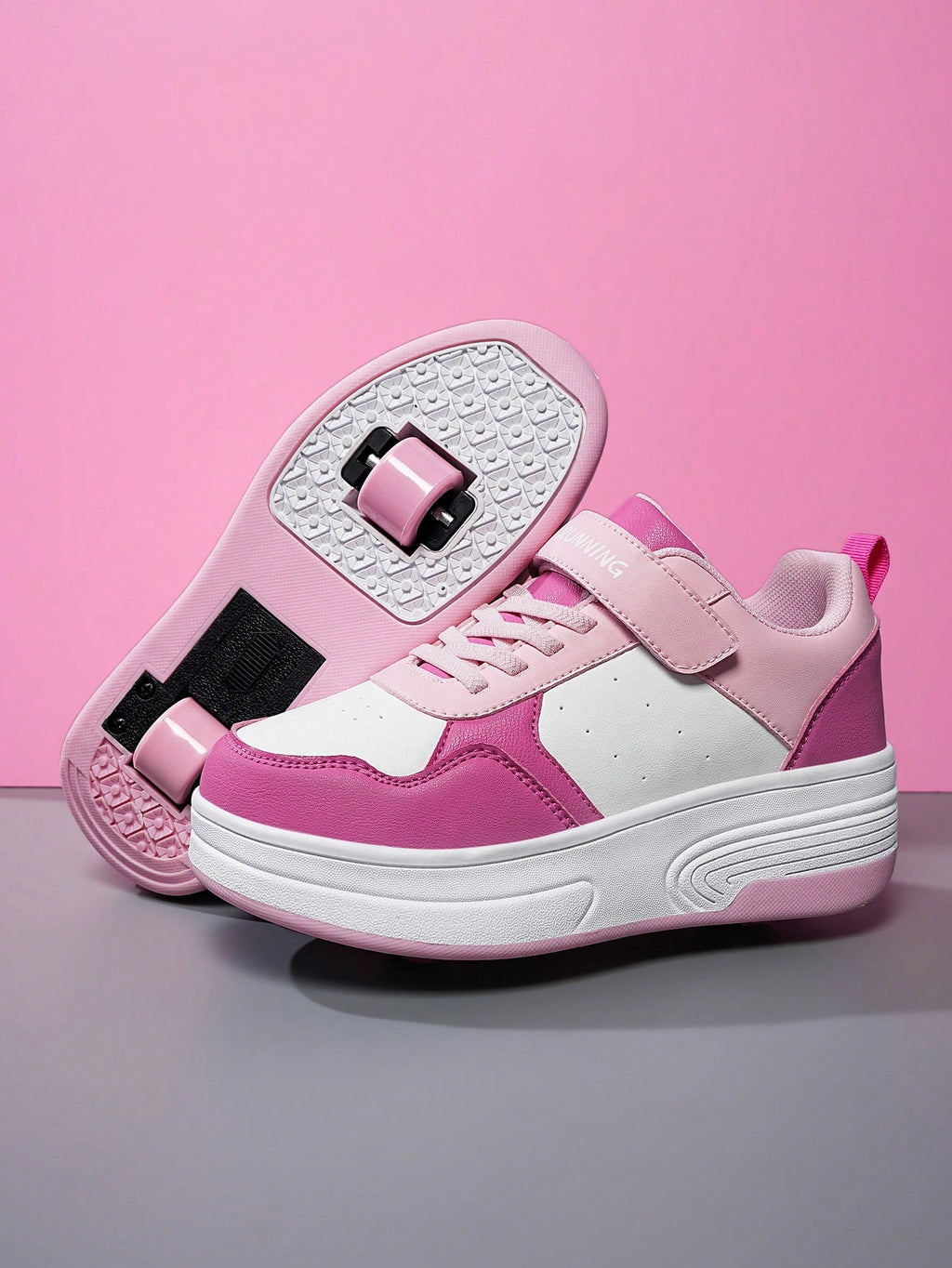 Bambinoo x Playful Pals Chaussures à roulettes rétractables pour enfants