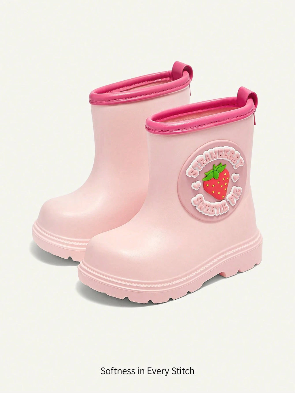 Cozy Pixies Kids' Bear EVA Non-Slip High-Tube Waterproof Rain Boots