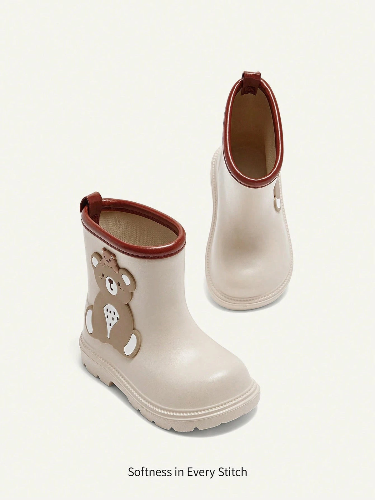 Bambinoo x Cozy Pixies Kids' Bear EVA High-Tube Rain Boots