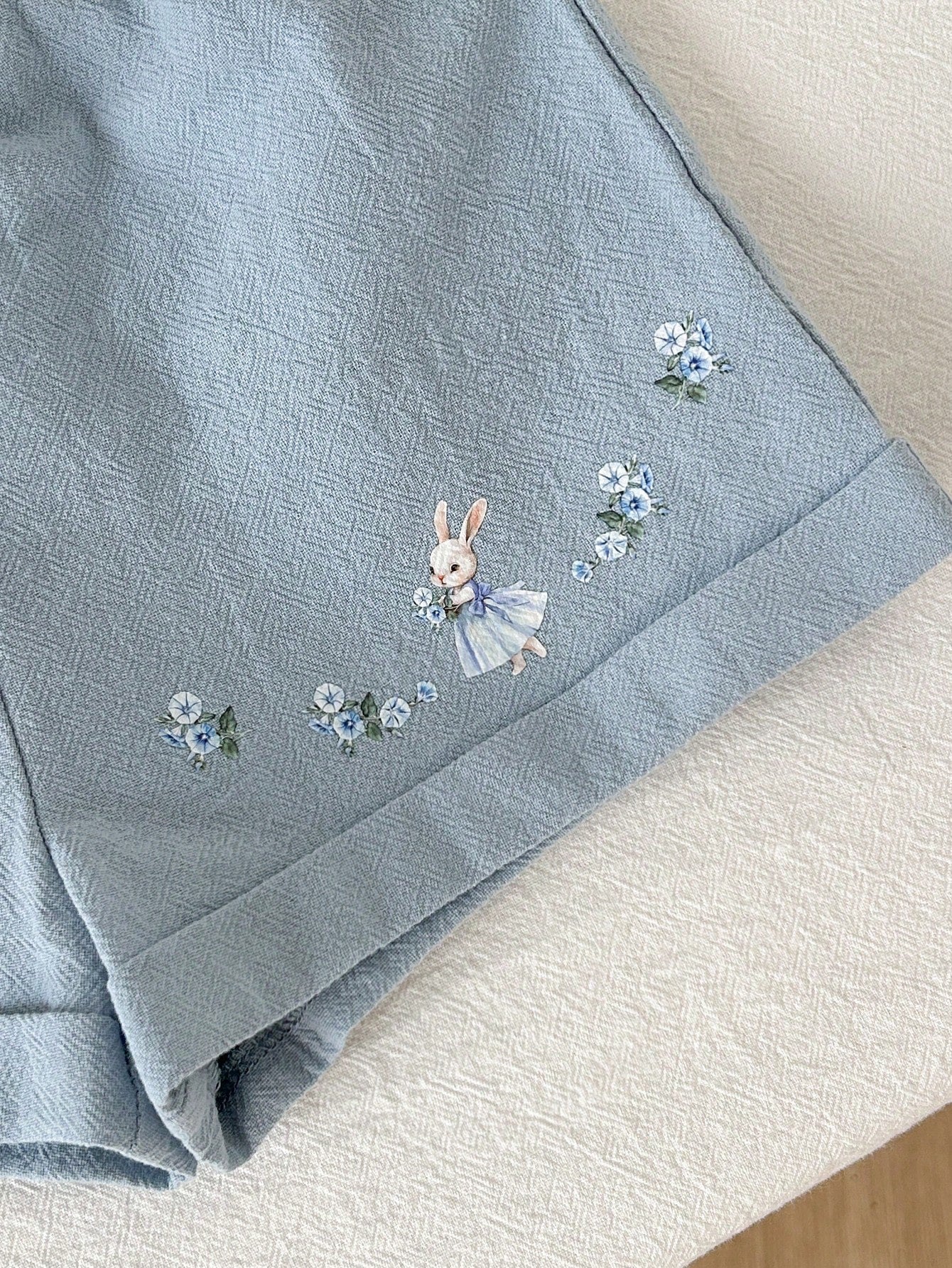 Ensemble 2 pièces Bambinoo x Cozy Pixies pour bébé fille : caraco et short