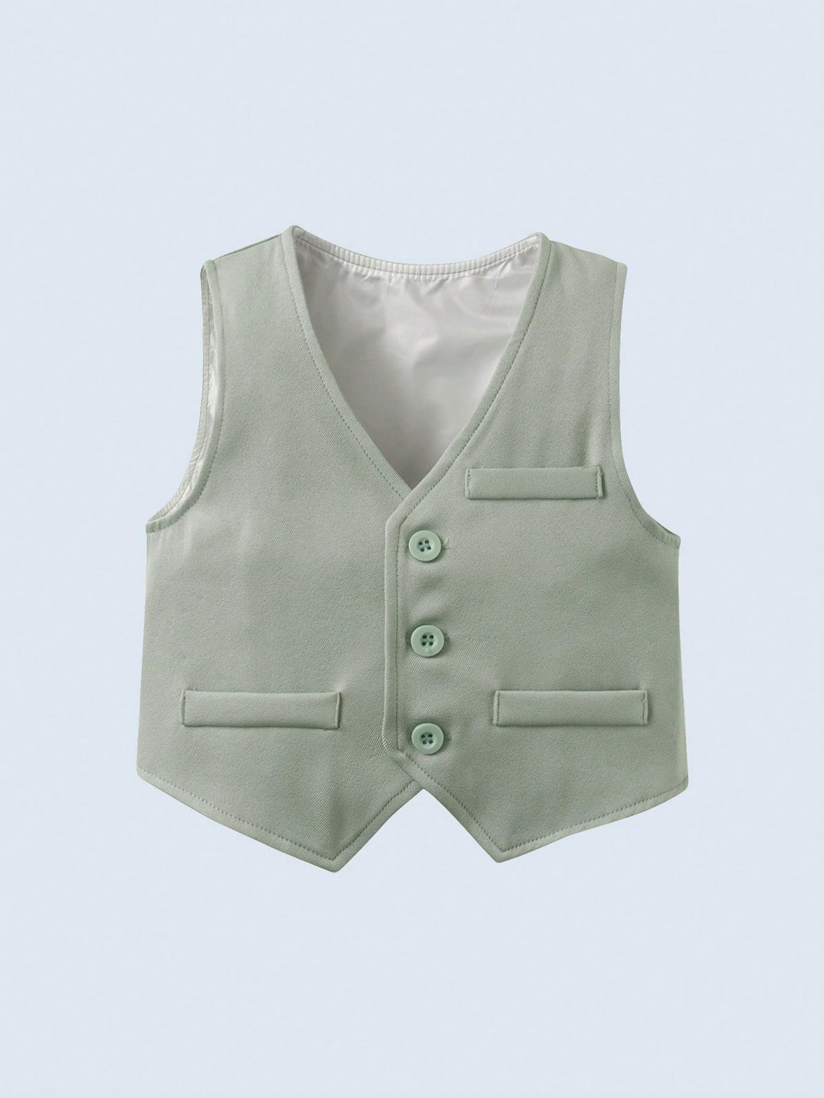 Baby Boy Shirt Vest Pants Bow Tie 3 Piece Set