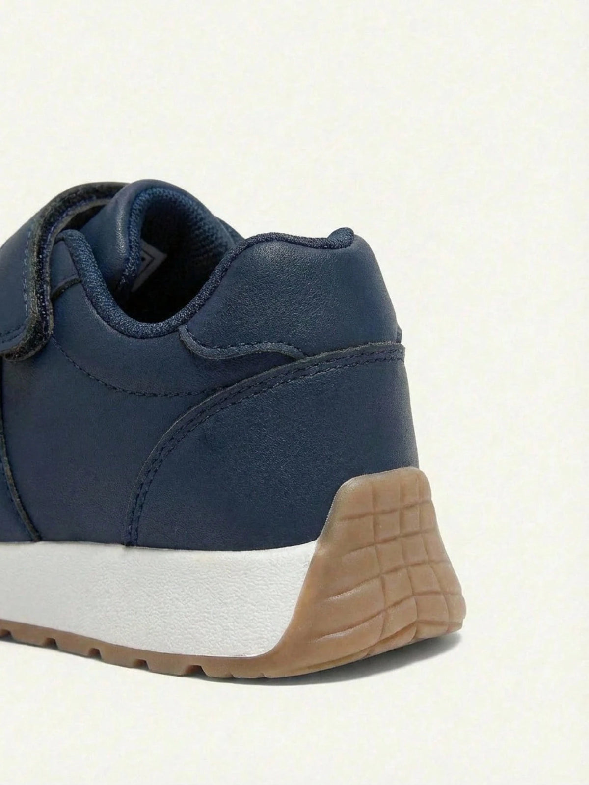 Cozy Pixies Chaussures polyvalentes pour toutes les saisons Baskets pour bébés à fond plat à fond souple de style universitaire pour garçons bleu foncé, pour la rentrée scolaire en extérieur
