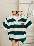 Boys' Striped School T-Shirt