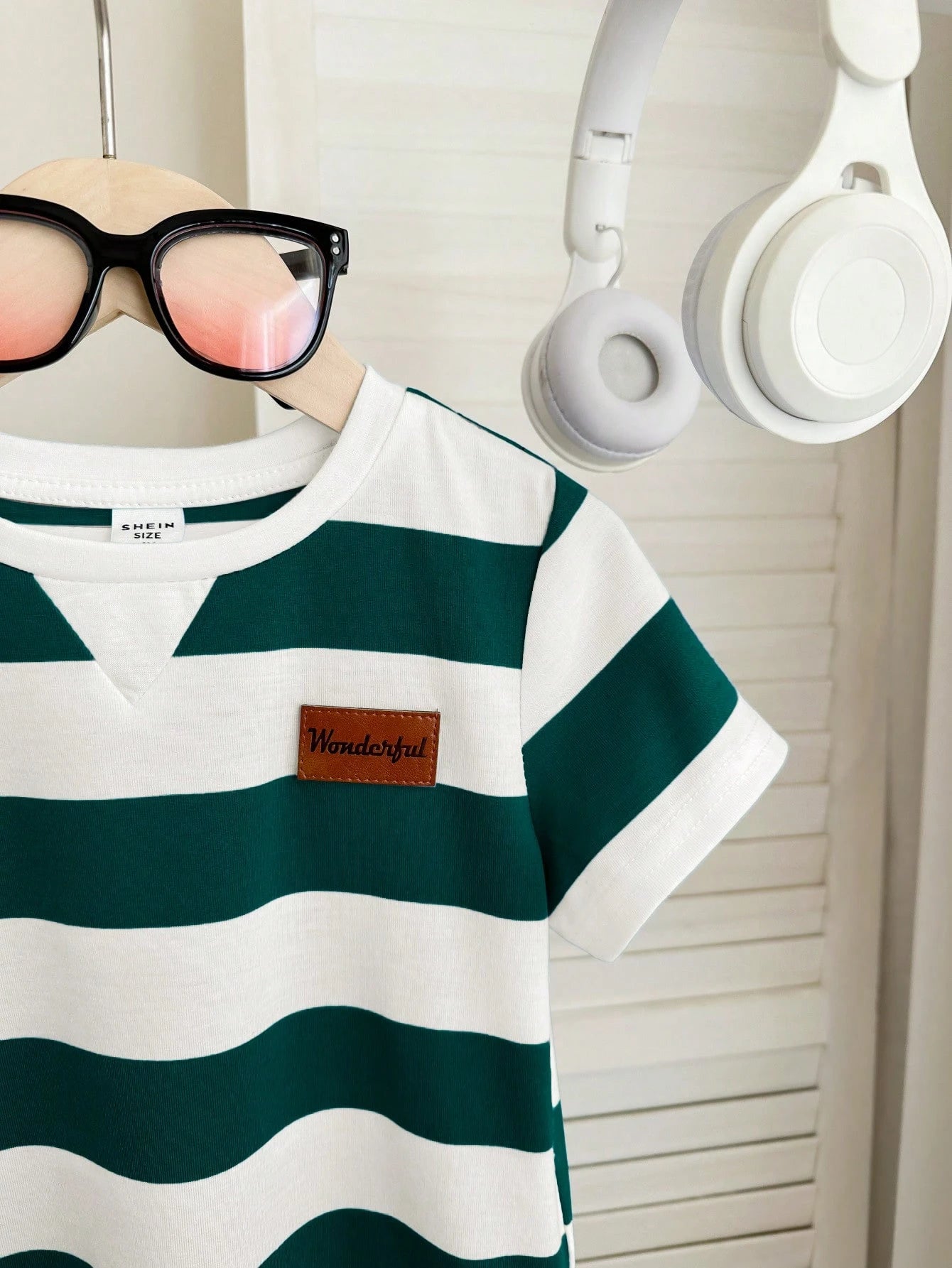 Boys' Striped School T-Shirt