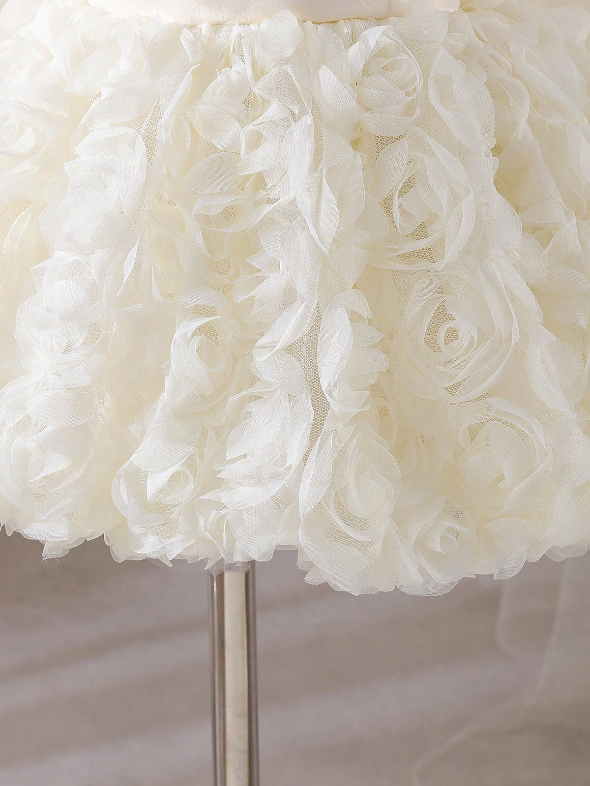 Baby Girl 3D Floral Tulle Formal Princess Gown