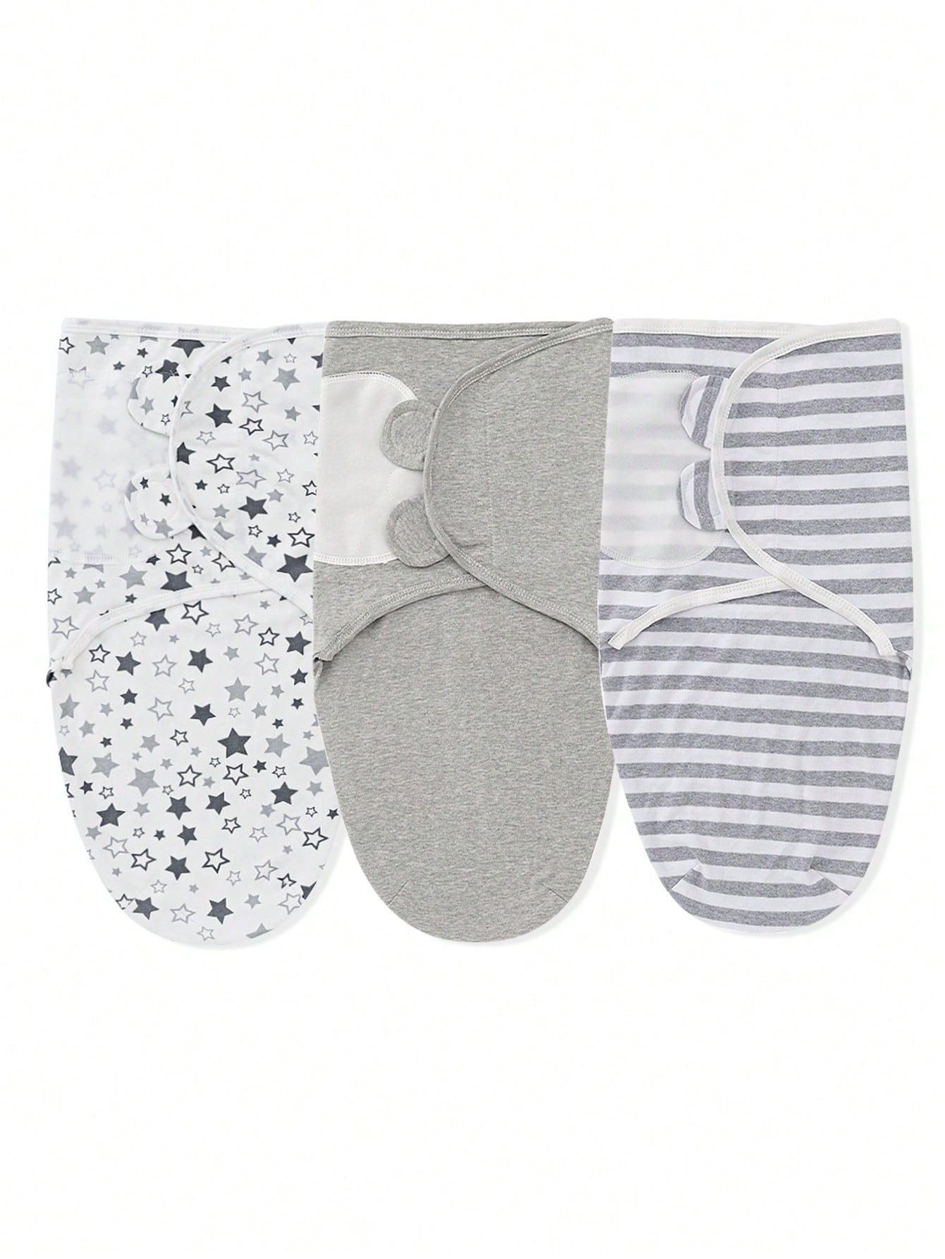 1pc/3pcs Soft & Comfortable Newborn Swaddle Blanket