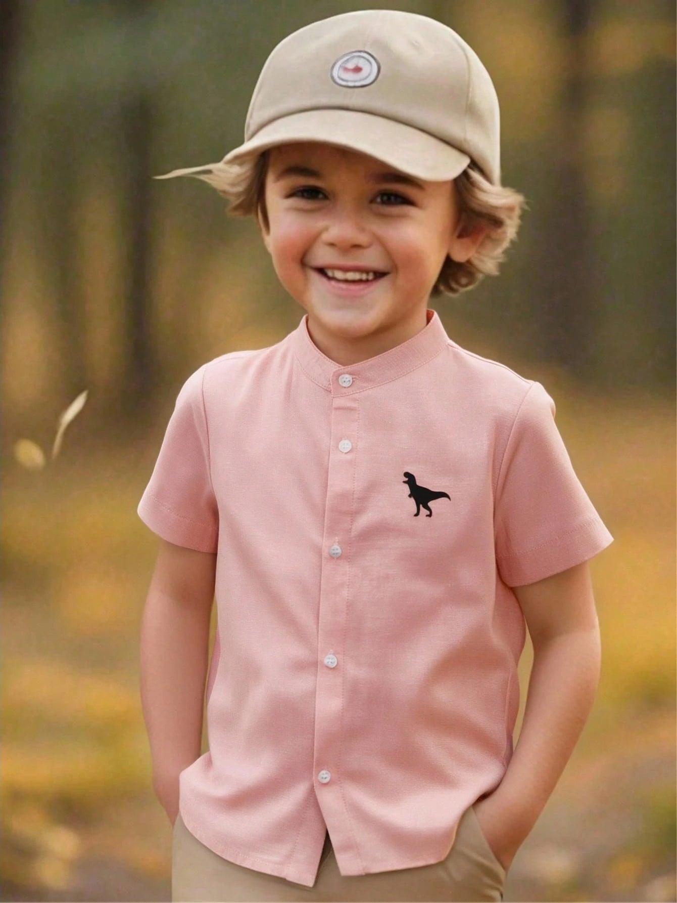 Chemise Garçon Imprimé Dinosaure