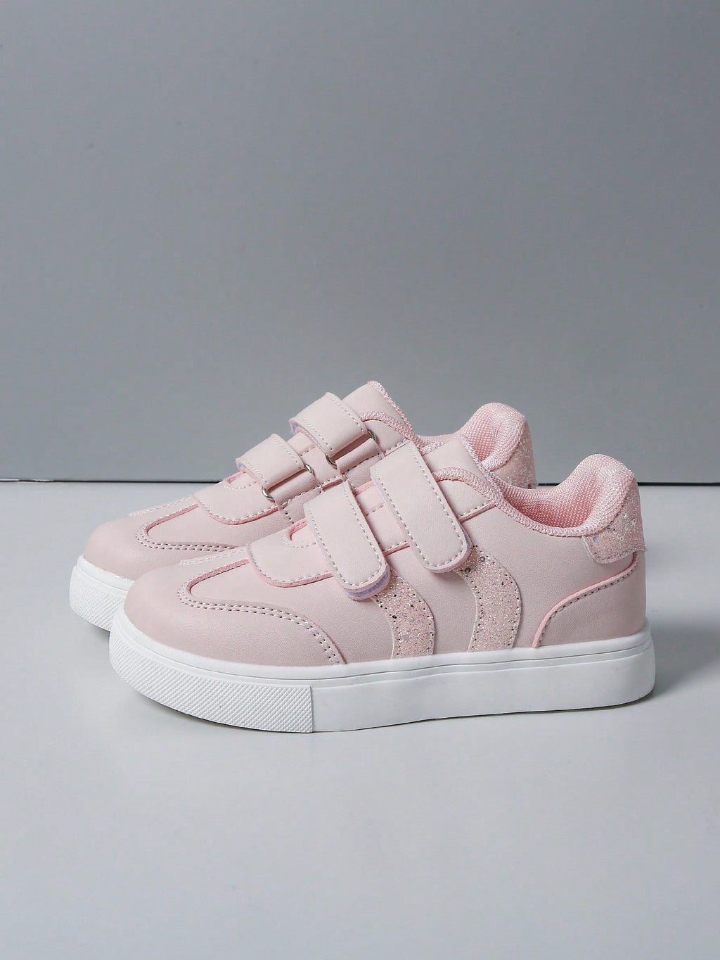 Girls' Sequin Stripe Canvas Sneakers