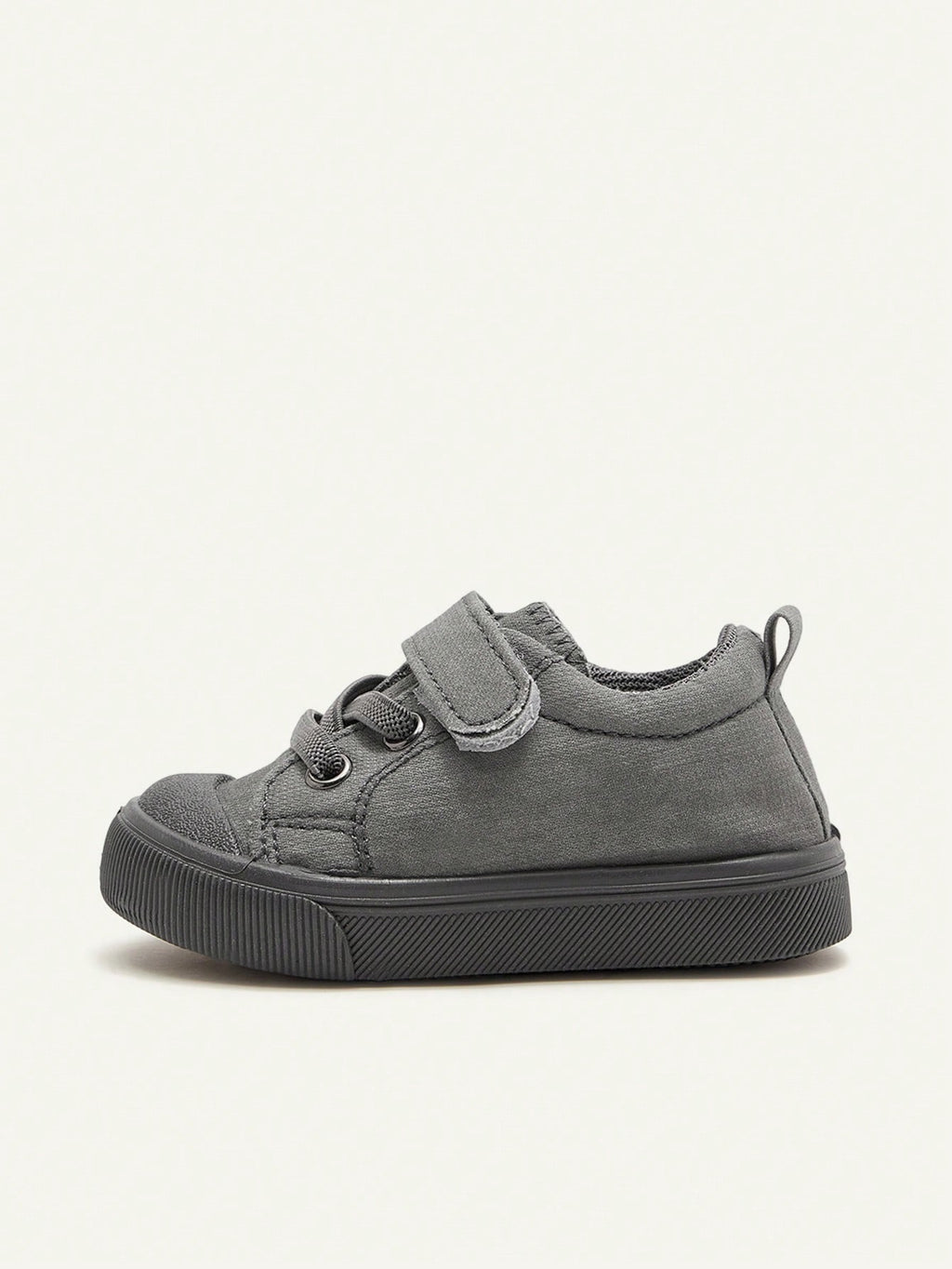Cozy Pixies Boys' Dark Grey Classic Canvas Sneakers for Everyday Wear Green